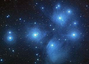 NASA image of the Pleiades