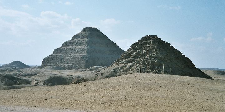 The necropolis at Saqqara, Egypt