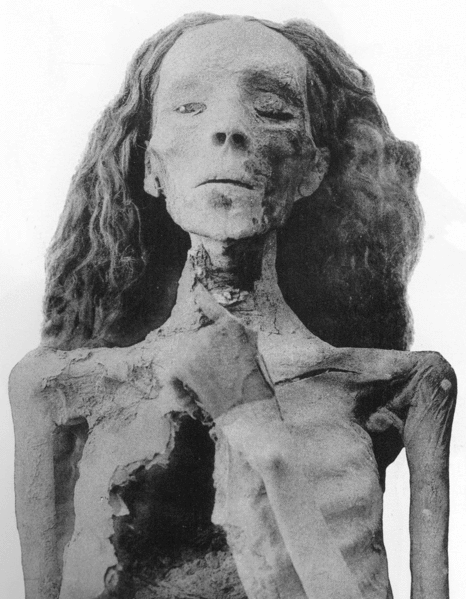"Elder lady mummy" found in Egyptian tomb KV35