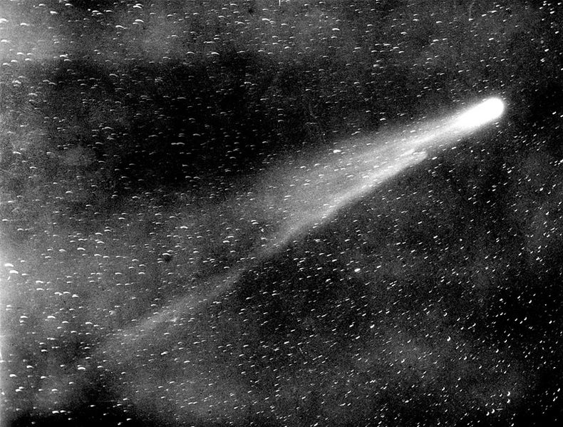 Halley's comet, taken 29 May 1910