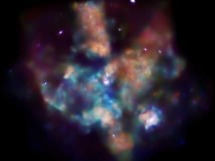 A NASA image of the Tarantula nebula